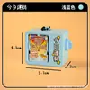 Máquina de Animación de Flip Book Creativa Libro de Respuestas Llavero con Texto Inspirador Colgante para Estudiante Colgante para Bolso Pequeño Regalo