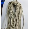Cuerda Trenzada de Cuero Cuerda de Cuero Cordón de Cuero PU Cuerda Trenzada Cuerda Trenzada de Cuero de 4 Hilos Cuerda Redonda de Cuero Colgante para Bolso Ropa