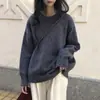 Novo suéter de outono e inverno estilo coreano para mulheres, solto e casual, espessado, estilo japonês, estilo Mori, suéter de tricô estilo coreano, pulôver