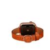 Adequado para Apple Watch 34567Se Pulseira Slim-Fit, Pulseira de Couro Fina para Apple Watch de Couro de Primeira Camada
