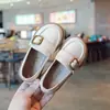Zapatos de Cuero Estilo Universitario para Niñas de 6 a 12 Años, Otoño 2026 Mocasines de Suela Suave, Zapatos Individuales para Niños, Zapatos Negros para Actuaciones en el Campus