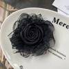 Accesorios de Flor de 10 cm Flor de Rosa de Moda Encaje de Tela Encaje Hecho a Mano Accesorios para Ropa Zapatos Bolsas Materiales Semiacabados