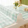 Mantel, lavable, a prueba de aceite, impermeable, PVC, tapete para mesa de comedor, estilo ins fresco y moderno, lujo ligero, sensación de alta gama, protector de escritorio para mesa de centro