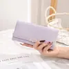 Billetera Larga para Mujer de Venta Caliente en Comercio Exterior Transfronterizo, Simple y Versátil, Multifuncional, Bolso de Mano Plegable de Moda para Mujer