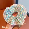 Goma para el Cabello para Niñas con Peinado de Moño, Hermoso Accesorio para el Cabello, Diseño de Corazón Dulce, Nueva Goma para el Cabello con Flor de Cabello de Alto Valor