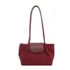 Bolso de mano ligero de nailon estilo coreano para mujer, nueva colección 2026, gran capacidad, versátil para el trabajo, diseño minimalista, bolso de axila de alta gama