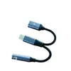 Adaptador de Auriculares Digital DAC Dos en Uno Tipo C para Escuchar Canciones y Hablar Carga de 15W para Apple 15 Huawei 1