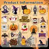 Adesivos de Carro para Cruzeiro de Halloween Adesivos Magnéticos Adesivos Decorativos de Desenho Animado Adesivos de Festa Adesivos de Feriado Adesivos de Festa para Geladeira