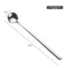 Colher de Café de Aço 304 Cabo Longo Colher de Mistura Garfo Colher de Gelo Criativa Colher de Sobremesa Espessada Colher de Mel Elegante Colher de Tempero
