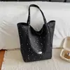 Bolsa Tote Simples Chique Estilo Coreano para Carregar na Mão para Mulheres 2026 Nova Tendência Moda Bolsa de Ombro Único para Axila Bolsa Casual de Mão