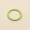 Llavero colorido pintado de 30 mm, círculo plano, accesorio para manualidades, llavero colgante creativo de color caramelo