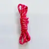 Em estoque Corda Redonda Colorida Inter-colorida 5mm Cordão Miu Ponto de Pular Corda Redonda Corda de Sapato Corda Tecida à Mão Corda para Roupa Chapéu Calça
