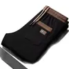 Pantalones atléticos elásticos para hombre, corte holgado, cintura elástica, pantalones casuales, pants deportivos, pantalones largos de pierna recta para hombres de mediana edad