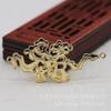 Accesorios de Joyería DIY Hechos a Mano DIY Cobre Resistente al Deslustre 50*23mm Patrón de Nube de Jade Imitación Estilo Antiguo Materiales para Manualidades B2973