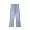 Exportación al por mayor transfronteriza Ropa de mujer Verano 2025 Estilo europeo y americano Estilo antiguo Jeans largos rectos para mujer F525059