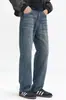 Roupas Masculinas Fengshe / Novos Jeans Masculinos, Corte Reto Solto, Versátil, Retrô Americano, Lavagem Dupla, Marca da Moda, Tamanho Plus