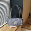 Bolso Artístico para Mujer Bordado con Trébol de Cuatro Hojas y Nota Musical Vintage Otoño/Invierno 2026, Fresco y Versátil para Llevar en la Mano, al Hombro y Cruzado, Adecuado para el Viaje Diario