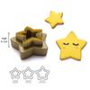 Molde de galletas de plástico de colores que se adapta a las herramientas para hornear en forma de corazón, mariposa, estrella, molde circular para galletas, fruta, prensa escasa cortada