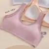 Sujetador Modal Talla Grande para Mujeres de Mediana Edad y Mayores, Estilo Chaleco, Minimiza el Busto Grande, Levanta y Previene la Flacidez, Sujetador Deportivo