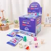 Oso Fresa de Dibujos Animados Lindo Bolsa Ciega Borrador Anime 3D Removible Cuero Infantil Estudiante Papelería Regalo