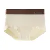 Cueca Boxer Feminina de Algodão Puro, Cintura Média, Gancho Estendido, Sem Costura, Tamanho Grande, Algodão de Fibra Longa, Novo Estilo de Calcinha Feminina