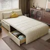Sofá Cama Multifuncional Eléctrico Inteligente Balcón Apartamento Pequeño Sala de Estar Estudio Plegable Telescópico Doble Uso Cama Individual Doble