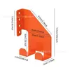 Colgador Popular Transfronterizo de Metal Resistente para Cortacésped Gancho para Herramientas Eléctricas de Jardín Estante de Almacenamiento para Cortacésped Montado en Pared