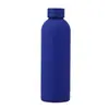 Taza Térmica de Acero Inoxidable 304 con Aislamiento al Vacío, Botella de Boca Pequeña, Botella tipo Cola Portátil para Exteriores con Recubrimiento de Goma, Botella de Agua para Deportes