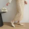 Zapatos de Salón Rojos Puntiagudos 2026, Estilo Francés Vintage, Impresionante Diseño de Boca Baja con una Sola Correa, Perfectos para Combinar con Vestidos, Zapatos Mary Jane de Tacón Oculto