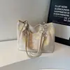 Bolsa Tote Estampada Moda Verão para Mulheres 2025 Nova Simples Grande Capacidade Bolsa de Ombro Versátil Casual Bolsa de Axila