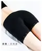 Pantalones de Seguridad Leggings de Modal para Mujer Talla Grande con Encaje en la Entrepierna Abierta, Manga Tres Cuartos, Anti-Exposición, Sin Enrollar, Ropa Interior