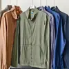 250707001 Jaqueta de Proteção Solar Leve para Caminhada ao Ar Livre UPF50+ Masculina com Gola Alta Peça Única Dropshipping