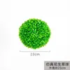 Eucalipto Artificial Bola de Grama Milan Plástico Bola Redonda Planta Verde Pendurada na Parede Interior Shopping Center Supermercado Decoração de Teto