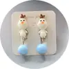 Novos Brincos Atacado Brincos Infantis Coreanos Cor de Doce Desenho Animado Fofo Princesa Meninas Clipe de Orelha Bebê Acessórios de Orelha