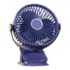 Ventilador Pequeño de Escritorio Portátil con Pinza Silencioso para Oficina 2025 Cama Habitación de Estudiantes Coche de Bebé Ventilador de Carga