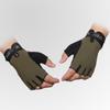 Guantes de Medio Dedo para Deportes al Aire Libre Transpirables para Hombre y Mujer Antideslizantes Resistentes al Desgaste Guantes de Ciclismo para Ejercicio Físico Guantes Tácticos Delgados