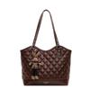 Grande Capacidade Lingge Tote Bolsa Feminina 2024 Nova Moda Retro Bolsa All-match Elegante Casual Bolsa Cesta de Vegetais