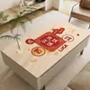 Toalha de Mesa de Centro, À Prova de Óleo, Impermeável, Não Precisa Lavar, Resistente ao Calor, Tapete de Mesa, Luxo Leve, Sensação de Alta Qualidade, Tapete para Mesa de Jantar da Sala de Estar, Tapete de Couro para Mesa