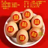 Matrimonio 6 piezas 8 piezas Rojo Personaje Feliz Charola de Plástico para Huevos Caja de Empaque para Huevos Felices Charola Desechable Luna Llena Regreso
