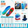Nuevas Plantillas Hechas a Medida Absorbentes del Sudor y Transpirables Plantillas de TPE Amortiguadoras y Acolchadas Adecuadas para Entrenamiento Militar, Hombres y Mujeres, Plantillas para Deporte y Running