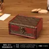 Mini Caixa de Armazenamento Vintage Estilo Chinês Caixa de Joias Embalagem de Joias Caixa de Presente Artesanato em Madeira Adereços de Cinema e Televisão
