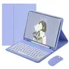 Funda Protectora para Tableta iPad Mini 6 Carcasa Mini 234567 Teclado Bluetooth Inalámbrico Funda de Cuero Tapa Redonda