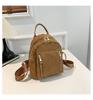 Mochila para mujer 2024 Nueva mochila casual de terciopelo de gamuza retro Moda coreana casual Gran capacidad Bolso para mujer