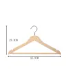 Perchero de imitación madera maciza plástico imitación madera antideslizante para colgar ropa para colgar ropa tendedero doméstico fabricantes venta al por mayor