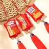 Bolsita de Bendición del Festival de Medio Otoño Bolsa de Incienso Bordada Colgante Decorativo Amuleto de Pez Koi Amuleto de Seguridad para el Templo Pequeño Regalo
