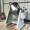 Misturador de Tambor Rotativo Pequeno de Aço Inoxidável para Laboratório, Máquina Misturadora Cônica de Pó Seco com Rotação, Misturador de Pó para Alimentos e Medicamentos