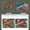 Serie Especial de Pintura al Óleo Escena Callejera Qiyu Escena Miniatura 3D DIY Alivio del Estrés Divertidos Pegatinas para Diarios