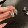 Pendientes de Botón Elegantes de Media Luna Sencillos con Circonita de Diamante Completo Empress Saturn Pendientes de Cruz Versátiles Ligeramente Lujosos de Luz Joyería