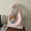 Bolso Tote de Diseño Nicho Coreano para Mujer, Bolso Tipo Dumpling Casual Simple de Gran Capacidad, Bolso Cruzado de Hombro Único para Estudiante