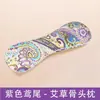 Almohada de Hueso de Ajenjo, Almohada para el Cuello, Almohada Doméstica de Moxibustión para la Columna Cervical, Almohada de Terciopelo de Moxa, Tela Gruesa Extraíble y Lavable, Almohada de Ajenjo